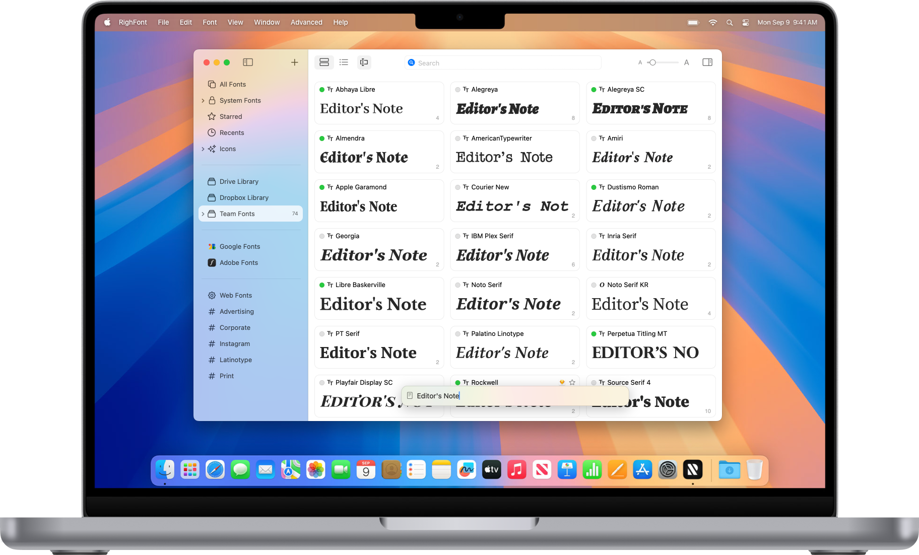 font manager for mac